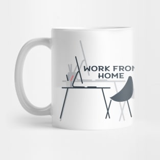 Minimalist Work From Home Graphic Design Mug